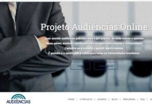 Site Audiências Online