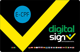 Certificado Digital E-CPF DigitalSign