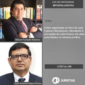 Live no Instagram do Portal Juristas com o juiz da Suprema Corte do Peru, José Antonio Neyra Flores | Juristas