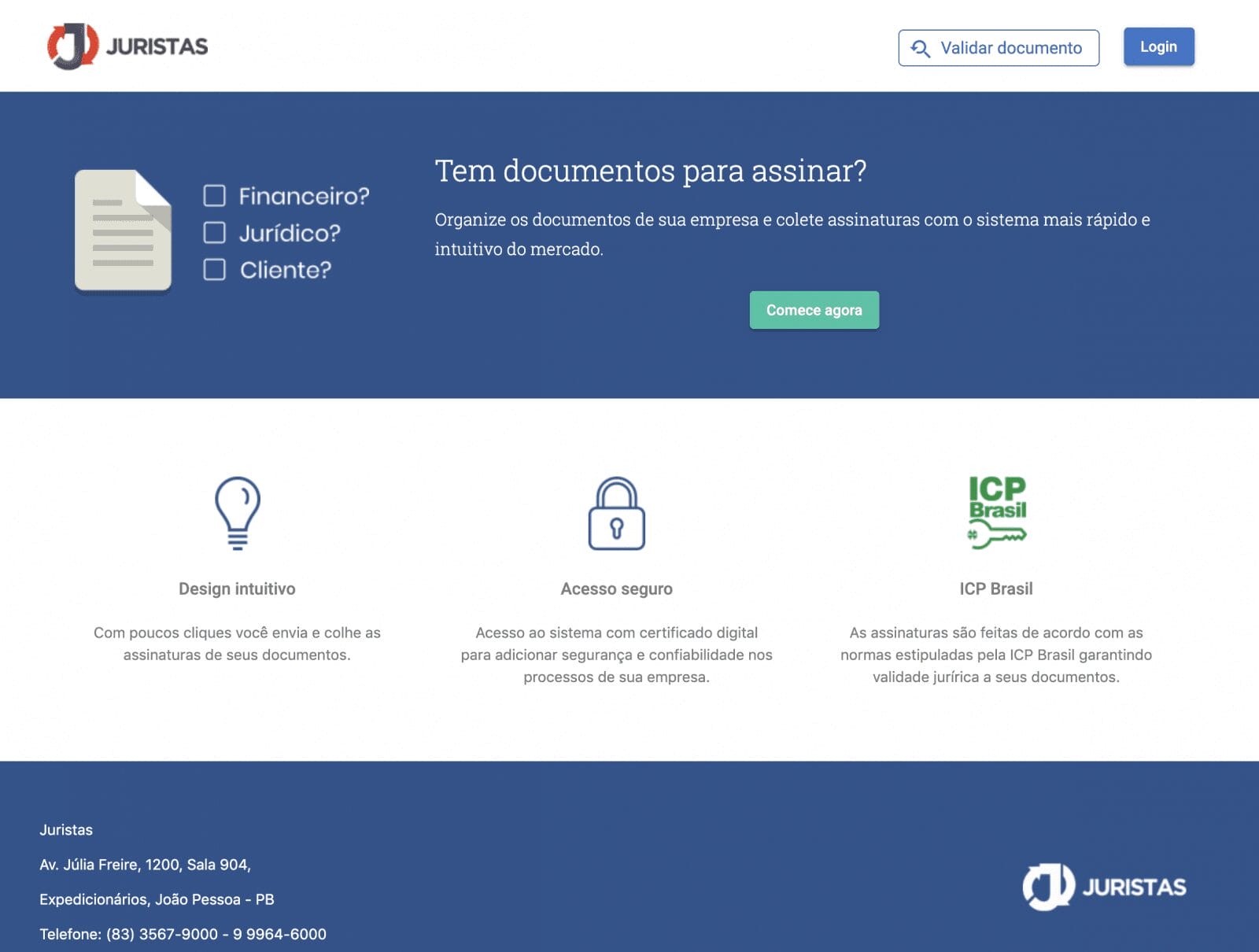 Novo Serviço e Promoção: Legaltech Juristas oferece Assinador Digital Grátis 1 | Juristas Assinador Digital Juristas Signer - Bossa Nova Investimentos