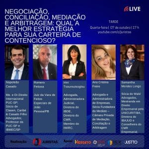 Webinar reúne especialistas para debater negociação, conciliação, mediação e arbitragem | Juristas