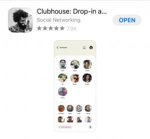 Aplicativo Clubhouse para advogados
