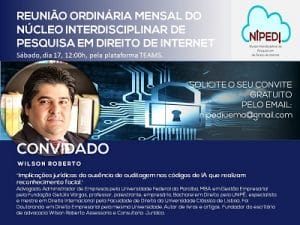 Fundador do Portal Juristas, Wilson Furtado Roberto participa de reunião do NIPEDI | Juristas