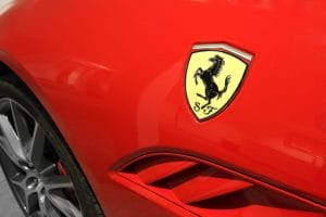 Carro de Luxo da marca italiana Ferrari