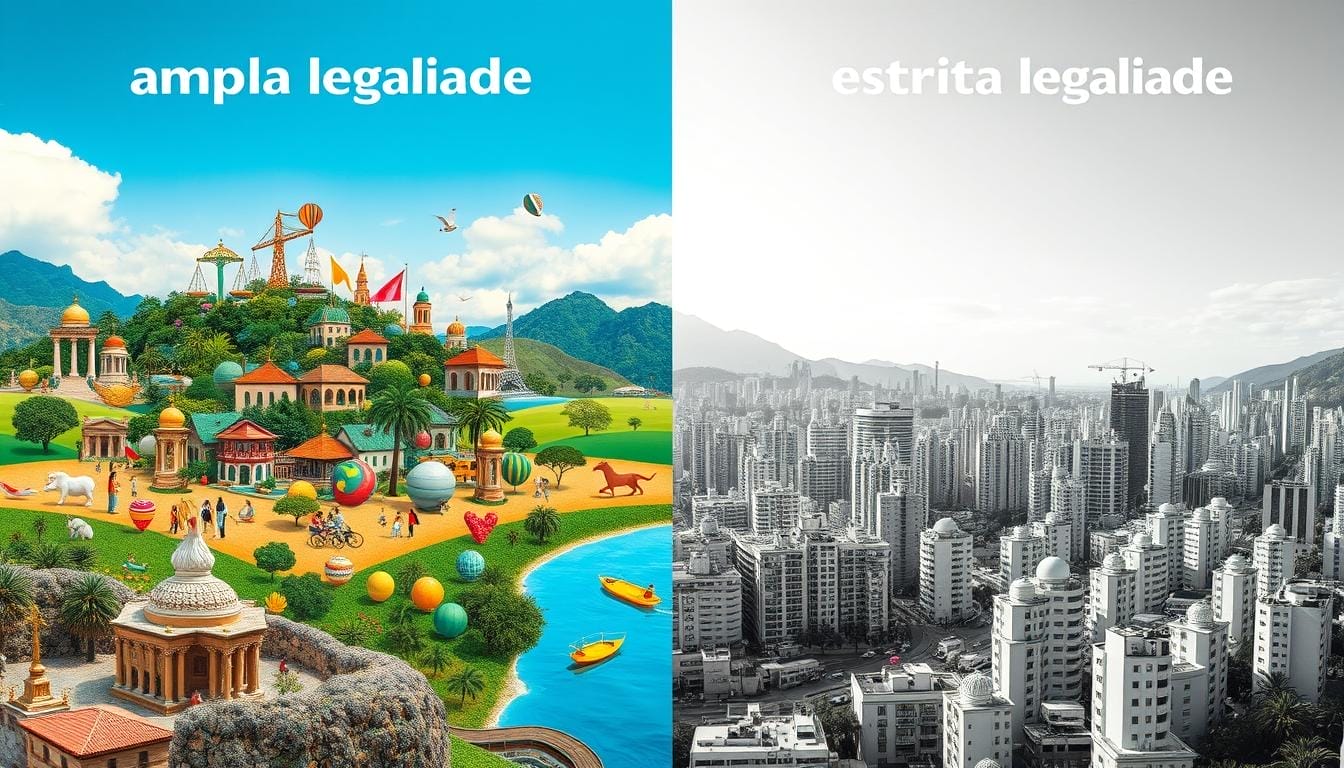 Legalidade ampla e estrita