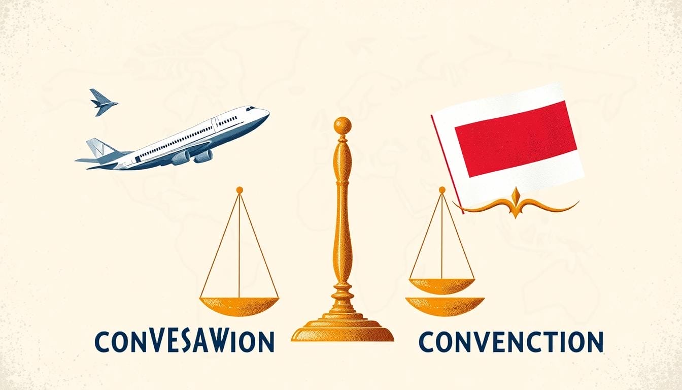 comparação entre Convenção de Varsóvia e Montreal